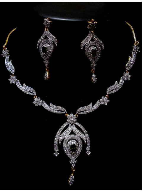 CZ Necklace Set